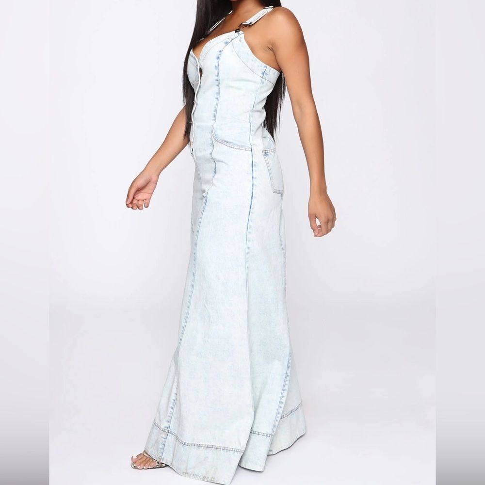 Denim Overalls Pants Jumpsuit Size XL